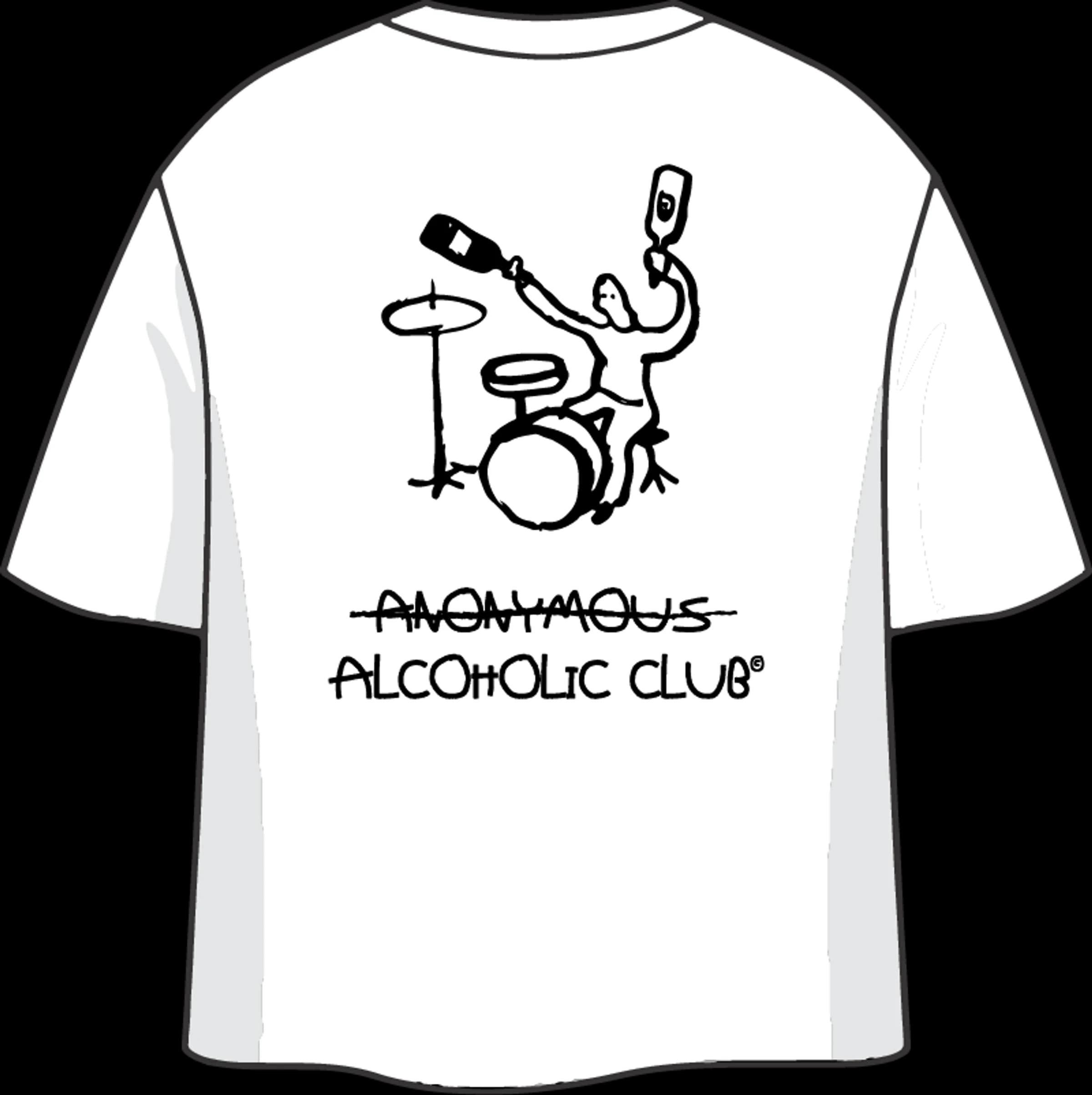 Drunk Fabio - back view